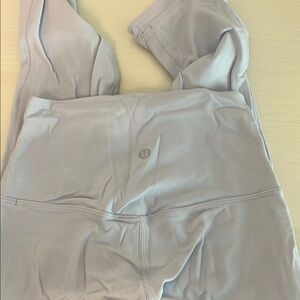 Lululemon Light Gray capris
